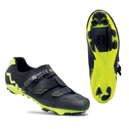 Zapatillas De MTB Northwave Scream SRS (Black/Yellow Fluo) - Image 3