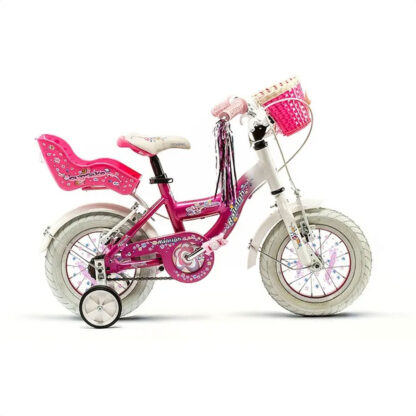 Bicicleta De Nena Raleigh Cupcake Rodado 12 (Rosa/Blanco)