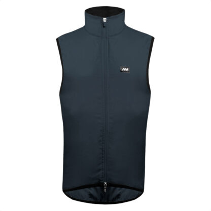 Chaleco Rompeviento Ciclismo Magenta Pocket (Metal)