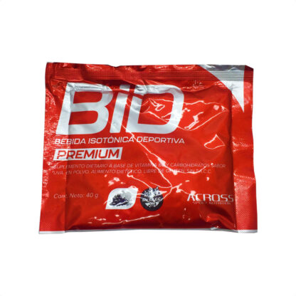 Bebida Isotónica Deportiva Across BID Sobre 40g (Uva)