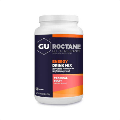 Gu Roctane Energy Drink Mix Energía 24 Servicios (Tropical Fruit 35mg caffeine)