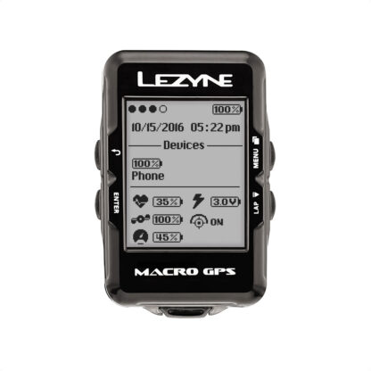 Ciclocomputadora GPS Lezyne Macro HRSC Loaded