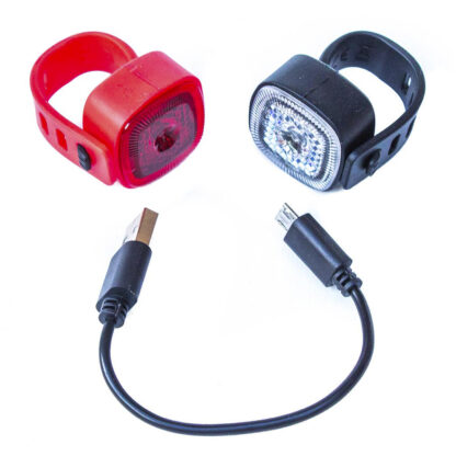 Kit De Luces Bicicleta Patriot Led Recargable