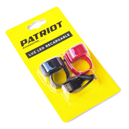 Kit De Luces Bicicleta Patriot Led Recargable - Image 3