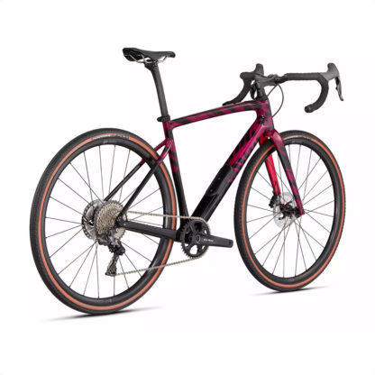 Specialized Diverge Expert Carbon 2021 (Gloss Raspberry/Redwood/Black/Chrome/Wild Ferns) - Image 3