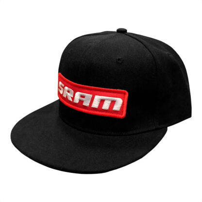 Gorra Snapback Sram Logo Visera Plana (Black)
