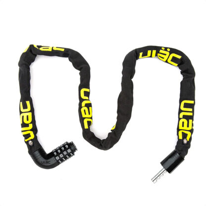 Traba Candado Cadena Ulac Steel Kombat 100cm (Negro)