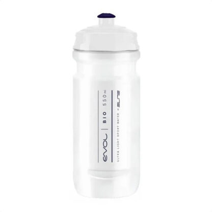 Caramañola De Ciclismo Elite Evol Bio 550ml (Blanco/Azul)