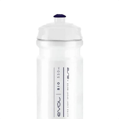 Caramañola De Ciclismo Elite Evol Bio 550ml (Blanco/Azul) - Image 2