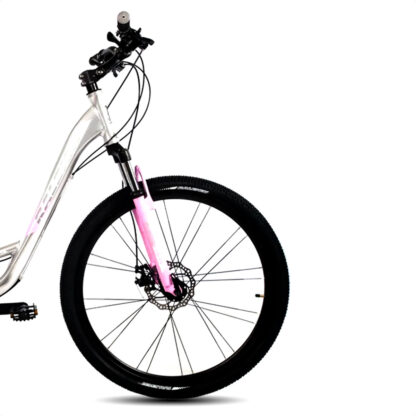 Bicicleta Raleigh Venture 3.0 Rodado 27.5 Urbana (Gris/Rosa) - Image 3