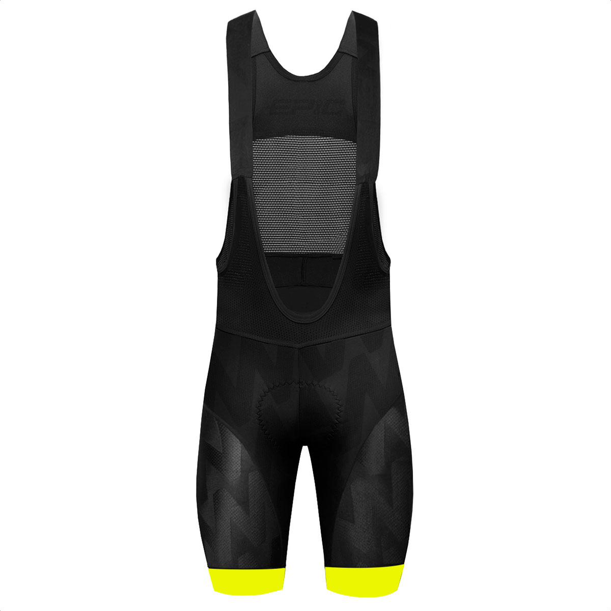 Calza Ciclismo Magenta Edición Especial (Negro/Amarillo Fluo)