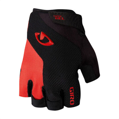 Guantes Ciclismo Giro Strade Dure Super Gel (Black/Bright Red)