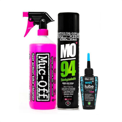 Kit De Limpieza Muc-off Wash Protect & Lube Kit (Wet Lube)