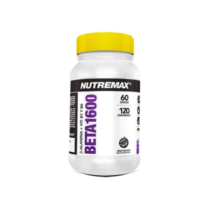 Nutremax Beta 1600 B-Alanina Vitamina B1 Y B6 120 Comprimidos