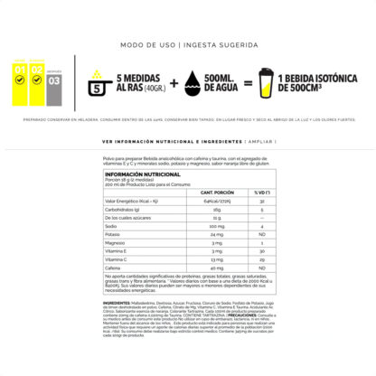 Bebida Energética Nutremax Extreme Energy 560g - Image 3