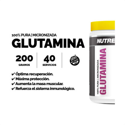 Glutamina Nutremax 100% Pura Micronizada 200g - Image 2