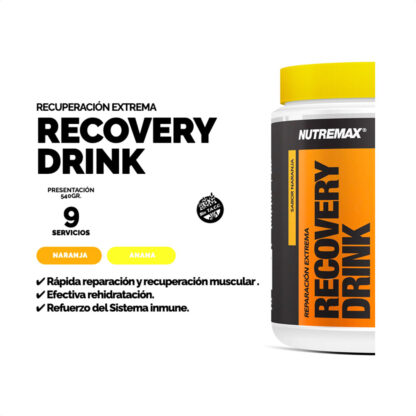 Reparación Muscular Nutremax Recovery Drink 540g - Image 2