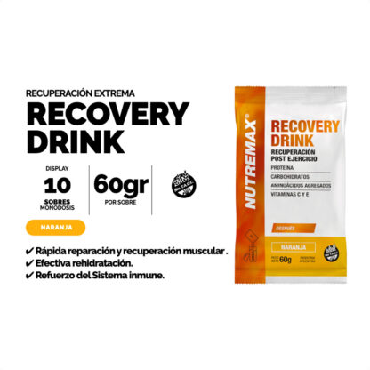 Reparación Muscular Nutremax Recovery Drink Caja x10u - Image 3