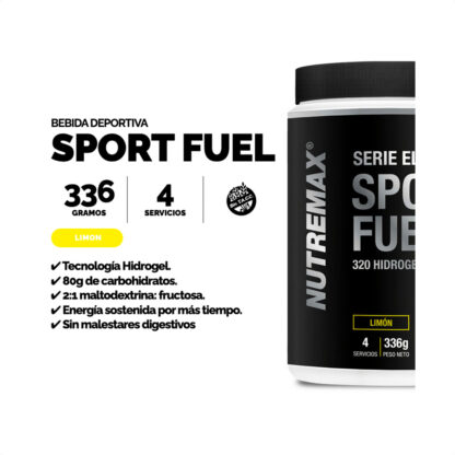Energía Nutremax Sport Fuel 320 Hidrogel 336g - Image 3