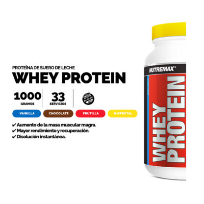 Proteína Nutremax Whey Protein Premium 1kg - Image 2