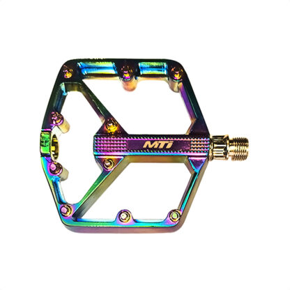 Pedales De Plataforma Mti Aluminio Bmx Mtb (Oil Slick) - Image 2