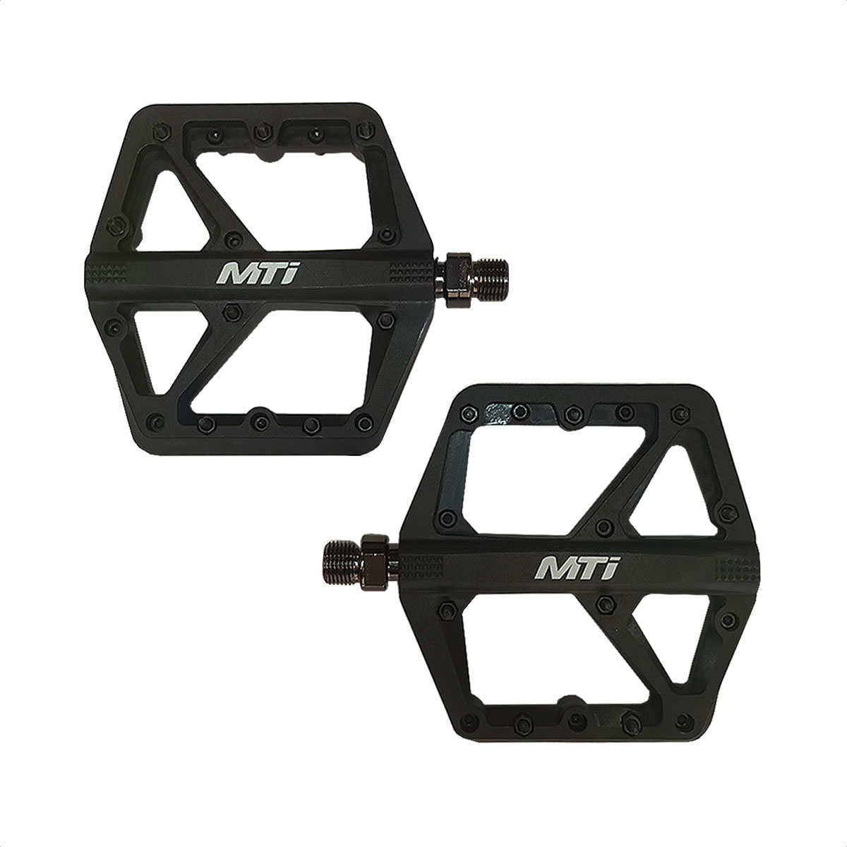 Pedales Automaticos MTI MTB Composite Con Trabas Compatible Shimano