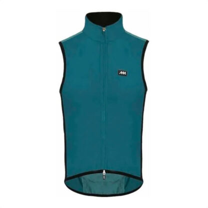 Chaleco Rompeviento Ciclismo Magenta Pocket (Melange Verde)