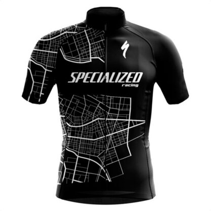 Jersey Ciclismo Specialized SPZ (Racing Map White/Black)