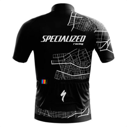 Jersey Ciclismo Specialized SPZ (Racing Map White/Black) - Image 2