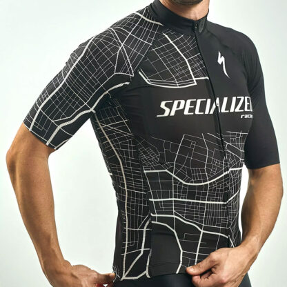 Jersey Ciclismo Specialized SPZ (Racing Map White/Black) - Image 3