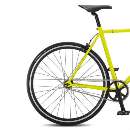 Bicicleta Urbana Zenith FFW Fixie Fixed Gear R28 (Amarillo Fluo) - Image 2