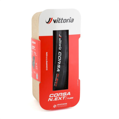 Cubierta Ruta Vittoria Corsa N.EXT 700x26c Tube Type (Black) - Image 3