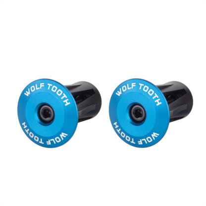 Tapones Wolf Tooth Alloy Bar End Plugs Set Of 2 (Blue) - Image 2