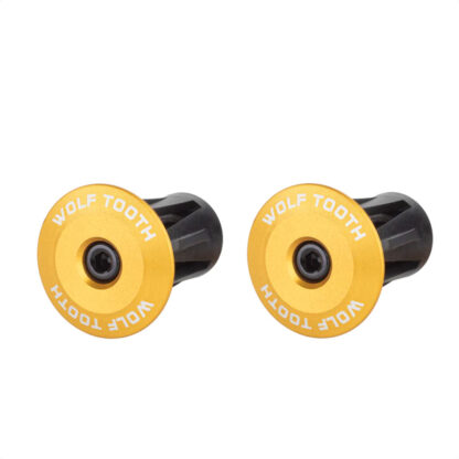 Tapones Wolf Tooth Alloy Bar End Plugs Set Of 2 (Gold) - Image 2