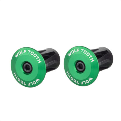 Tapones Wolf Tooth Alloy Bar End Plugs Set Of 2 (Green) - Image 2