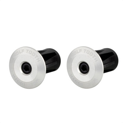 Tapones Wolf Tooth Alloy Bar End Plugs Set Of 2 (Silver) - Image 2