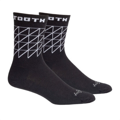 Medias Ciclismo Wolf Tooth Sock Guy Wool Matrix (Black) - Image 3