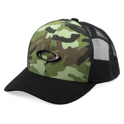 Gorra Oakley Trucker Metal Ellipse Camo Hat (Blackout)