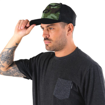 Gorra Oakley Trucker Metal Ellipse Camo Hat (Blackout) - Image 3