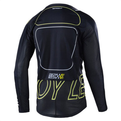 Jersey Ciclismo Enduro Troy Lee Designs Sprint (Drop In Black/Green) - Image 2