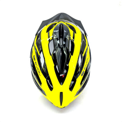 Casco Bicicleta Evol Kacu Con Visera Removible (Negro/Amarillo) - Image 2
