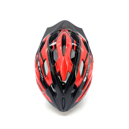 Casco Bicicleta Evol Kacu Con Visera Removible (Rojo/Negro) - Image 2