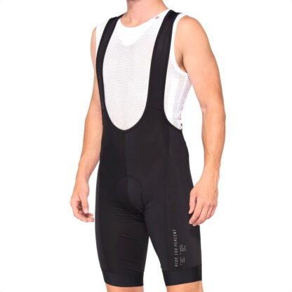 Calza Ciclismo Tirador 100% Exceeda Bib Shorts (Black/White)