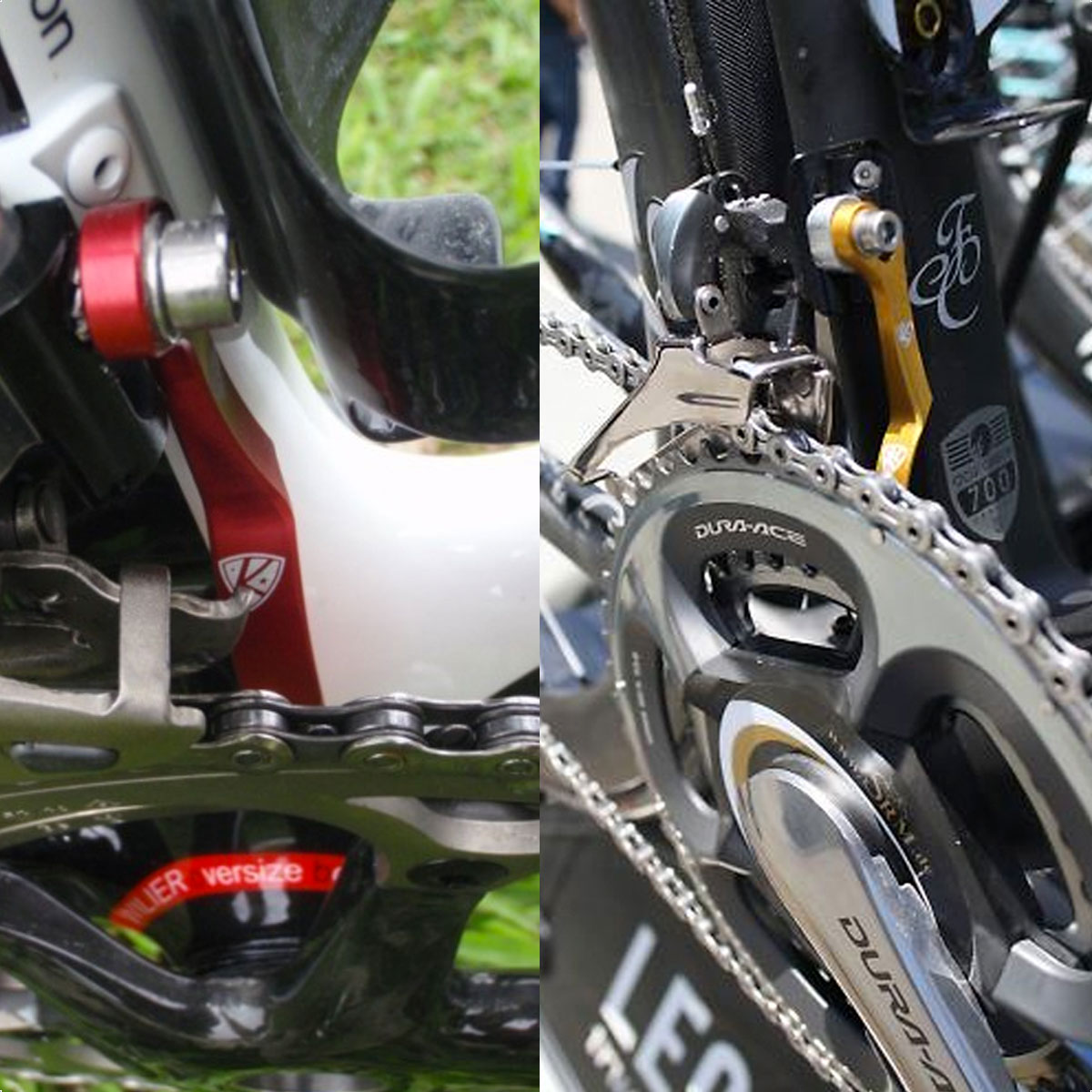 K-Edge Pro Braze-On Chain Catcher – Gunmetal – K13-002-GUN – Road & Cyclocross