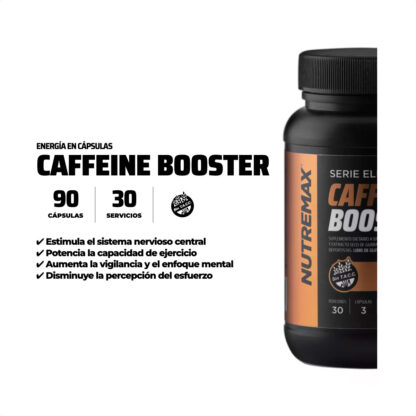 Nutremax Caffeine Booster Energía Cápsulas X90u - Image 2