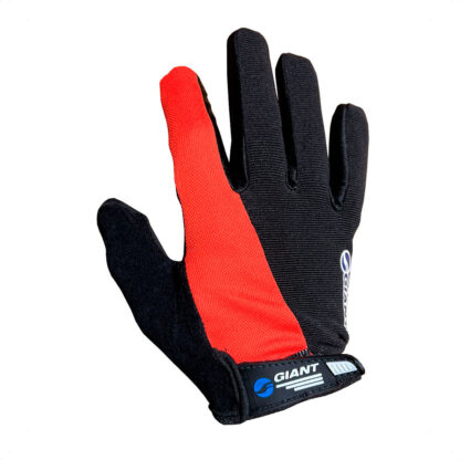 Guantes Ciclismo Dedos Largos Road Pro Gel Glove (Negro/Rojo)