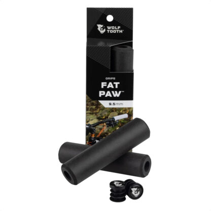 Puños Grip Wolf Tooth FAT PAW Silicona 9.5mm (Black) - Image 3