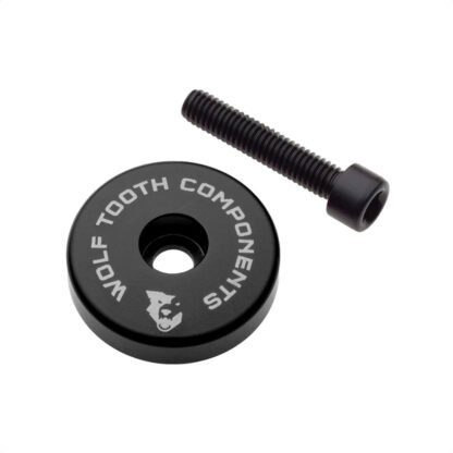 Wolf Tooth Ultralight Stem Cap With Spacer 5mm (Black)