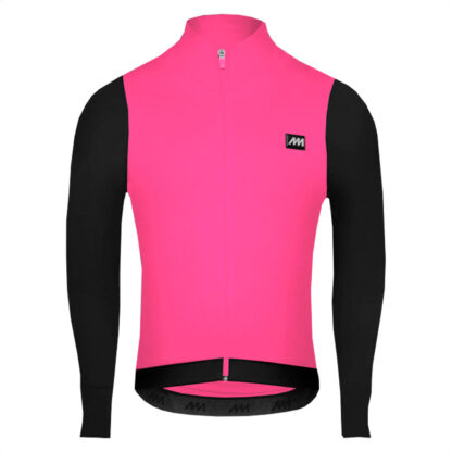 Campera Ciclismo Magenta 2.9 Frizada Liviana (Escalador Rosa)