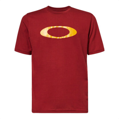 Remera Oakley O-Bold Ellipse Tee Hombre Original (Iron Red (80U))